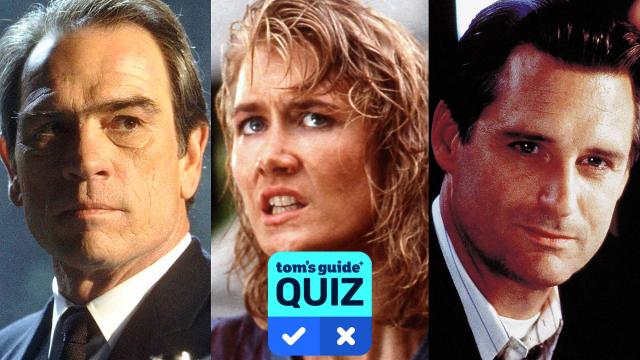 Tommy Lee Jones in "Men in Black," Laura Dern in "Jurassic Park," and Bill Pullman in "Independence Day"