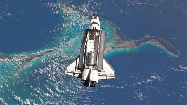 Can you reassemble the final Space Shuttle photobomb?