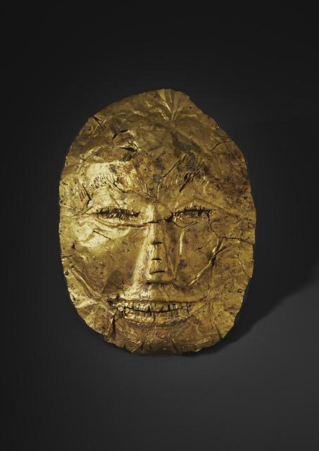 Can you put together this Javanese gold mask?