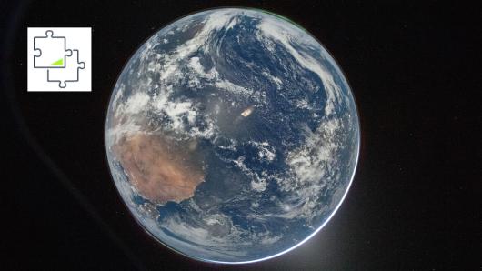 Earth from Space Artemis II jigsaw puzzle