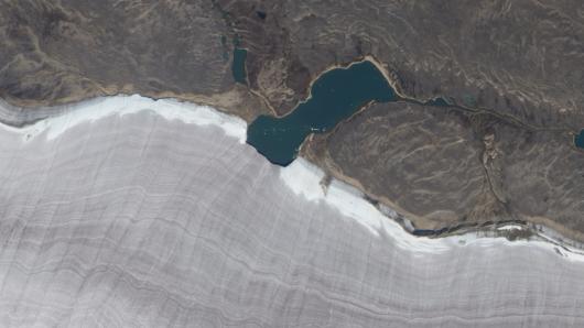 Can you put this glacier and lake back together?