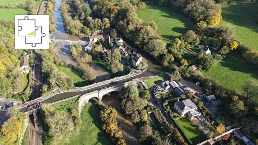 English Aqueduct from the Skies jigsaw puzzle